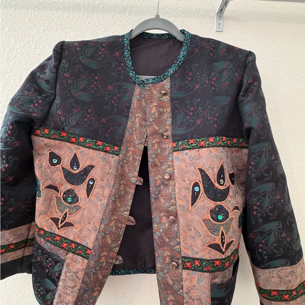 Women's Multicolor Embroidered Jacket - image 1